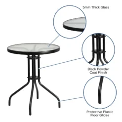 Flash Furniture 3 Piece Outdoor Patio Dining Set - Tempered Glass Patio Table, 2 Flex Comfort Stack Chairs 13 Flash Furniture 3 Piece Outdoor Patio Dining Set - Tempered Glass Patio Table, 2 Flex Comfort Stack Chairs -VIDAXL Sale Store GUEST d1a52c21 b4f0 4952 a23f 8997a13a3e9a
