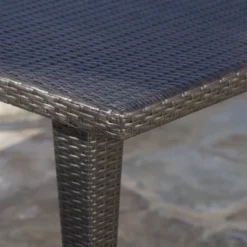 Antigua 9pc Wicker Outdoor Patio Dining Set - Brown - Christopher Knight Home -VIDAXL Sale Store GUEST d52da059 c28a 4a52 a9b7 df5840648826