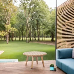 Moda Furnishings Acacia Wood Patio Outdoor Side Table -VIDAXL Sale Store GUEST d5813557 9ae4 4c25 aa09 50b409627610