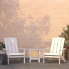 Merrick Lane Set Of 2 All-Weather Adirondack Patio Chairs With Matching Side Table -VIDAXL Sale Store GUEST d851f054 b4ff 42c5 bba1 df403b84b253