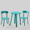 Barbados 3pc Patio Bistro Set - Matte Teal - Christopher Knight Home -VIDAXL Sale Store GUEST d882dfbf cd9a 4b77 8a80 c0940b2557e5