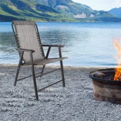 Pure Garden Folding Lounge Chairs – Portable Camping Or Lawn Chairs, Gray, Set Of 2 -VIDAXL Sale Store GUEST da60c3af 719c 4563 b88f b34ae3e7bae3