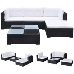 VidaXL Lounge Set Black -VIDAXL Sale Store GUEST dc5c3e70 875a 4b98 ab7b 33cc1c327d8a