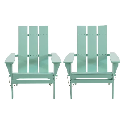 2pk Zuma Outdoor Acacia Wood Foldable Adirondack Chairs - Christopher Knight Home 11 2pk Zuma Outdoor Acacia Wood Foldable Adirondack Chairs - Christopher Knight Home - Image 11