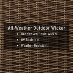 HomeStock Bradenton Outdoor Wicker Sectional Sofa -VIDAXL Sale Store GUEST dea7685b d66b 4243 9ace 51a0f29612e7