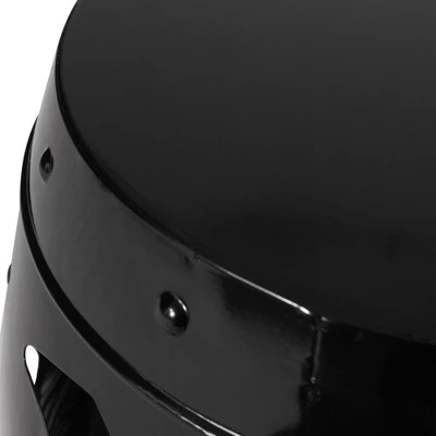 PAGED Modern Round Outdoor Side Table,16.54 Inch Iron Patio End Tables For Backyard,Pool, Indoor Companion,Durable And Stable 4 PAGED Modern Round Outdoor Side Table,16.54 Inch Iron Patio End Tables For Backyard,Pool, Indoor Companion,Durable And Stable - Image 4