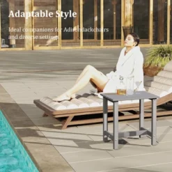 Decksplore Outdoor HDPE Adirondack Side Table -VIDAXL Sale Store GUEST e0a88f44 86d6 43d4 873c 25e03552686c