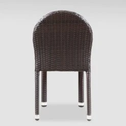 Aurora 2pk Wicker Stacking Chairs - Brown - Christopher Knight Home 5 Aurora 2pk Wicker Stacking Chairs - Brown - Christopher Knight Home -VIDAXL Sale Store GUEST e1231c85 440c 4f5a a14b dd7ff7893685