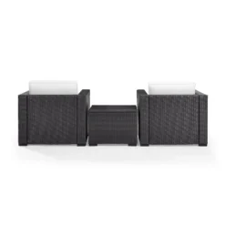 Biscayne 3pc Outdoor Wicker Seating Set - White - Crosley -VIDAXL Sale Store GUEST e2cd17a5 a472 4780 99b5 439d7d438df4