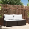 VidaXL Patio Middle Sofa Brown PE Rattan Medium Modular -VIDAXL Sale Store GUEST e35c252a 3102 4788 af14 2616a5de262c
