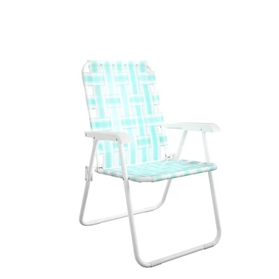 Priscilla Outdoor Folding Chair - Aqua - Novogratz 4 Priscilla Outdoor Folding Chair - Aqua - Novogratz - Image 4