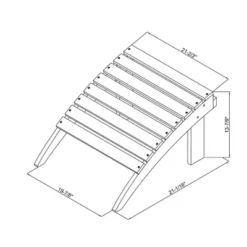 Adirondack Ottoman - Linon -VIDAXL Sale Store GUEST e50d196c dd04 4a89 acac 7e1634eaada5
