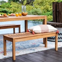 Chester Outdoor Teak Wood Backless Bench - Cambridge Casual -VIDAXL Sale Store GUEST e57d323f 5959 49ed 9f9a 87d83486cf9a
