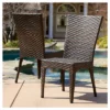 Brooke Set Of 2 Wicker Patio Chairs - Multi Brown - Christopher Knight Home -VIDAXL Sale Store GUEST e5a72245 c9dd 4d78 93a5 c9fc613b2115