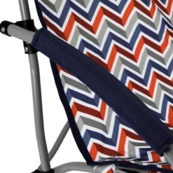 Picnic Time Tranquility Portable Beach Chair - Navy Blue/Gray -VIDAXL Sale Store GUEST eb3cac68 1031 4f35 a9b9 5a91ba859250
