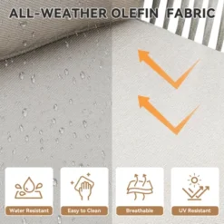 Buenhomino 5-Piece Patio Set – Sofa, 2 Swivel Chairs & 2 Ottomans, UV-Resistant Resin Wicker With Powder-Coated Steel Frame 18 Buenhomino 5-Piece Patio Set – Sofa, 2 Swivel Chairs & 2 Ottomans, UV-Resistant Resin Wicker With Powder-Coated Steel Frame -VIDAXL Sale Store GUEST ec665f25 a1b4 4b98 b5bb d312e33d164e