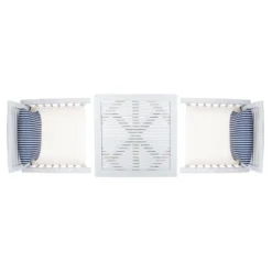 Pate 3pc Bistro Set - Gray/Beige/Navy - Safavieh -VIDAXL Sale Store GUEST ed772ba1 8dc2 4fbb bc9f 0554667924f1