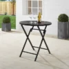 Kaplan Outdoor Steel Round Bistro Table Bronze - Crosley -VIDAXL Sale Store GUEST ee060364 b9b7 4e7a bdaf 110a180bdd0b