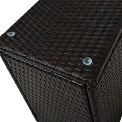 4pc Wicker Half-Moon Patio Set With Cushions - Brown/Beige - GODEER -VIDAXL Sale Store GUEST f0d12157 a957 4e4d b508 a033dc0c4741