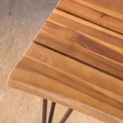 Zion Industrial Coffee Table - Teak/Rustic Metal - Christopher Knight Home -VIDAXL Sale Store GUEST f1dd47f2 9ca5 4b9b b360 b02c3741de49