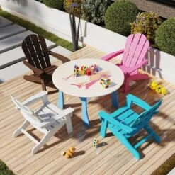 Tangkula 2PCS Kid's Adirondack Chair All-Weather HDPE Toddler Lawn Chair W/ Ergonomic Design 16 Tangkula 2PCS Kid's Adirondack Chair All-Weather HDPE Toddler Lawn Chair W/ Ergonomic Design -VIDAXL Sale Store GUEST f1e31a2e e1e5 421c 93df b4c491c6b152