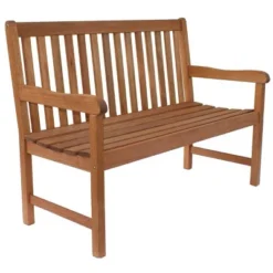 Milano 5pc Patio Eucalyptus Wood Bench Dining Set - International Home Miami -VIDAXL Sale Store GUEST f45163d4 2f66 4bd3 8b12 1ba0f113826c