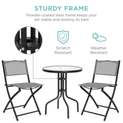 Best Choice Products 3-Piece Bistro Set -VIDAXL Sale Store GUEST f67063df 93db 40aa 9be0 f56f42303ded