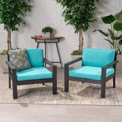 Santa Ana 2pk Acacia Wood Club Chairs - Christopher Knight Home -VIDAXL Sale Store GUEST f73f29d6 e0d9 47a3 901b f70665d0f4d4