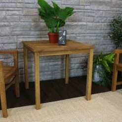 Sunnydaze Decor Sunnydaze Outdoor Solid Teak Wood With Light Stained Finish Square Patio Dining Table - 32" - Light Brown 9 Sunnydaze Decor Sunnydaze Outdoor Solid Teak Wood With Light Stained Finish Square Patio Dining Table - 32" - Light Brown -VIDAXL Sale Store GUEST f77b46fe 3b59 4221 a2b4 55744cfc91ed