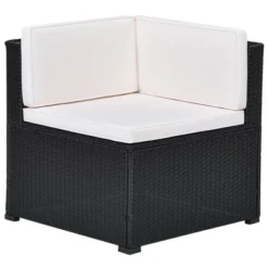 10pc Wicker Patio Sectional Seating Set With Cushion - Black/Beige - GODEER 17 10pc Wicker Patio Sectional Seating Set With Cushion - Black/Beige - GODEER -VIDAXL Sale Store GUEST f86171c2 8066 466b a0ef a49f14a3f4b9