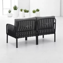 6-Piece Modular Outdoor Sofa Set With Cushions, Coffee Table & Removable Covers, Outdoor L-Shaped Sectional Sofa Set For Patio -VIDAXL Sale Store GUEST f89a7390 971a 42c7 85b5 0b1a6484ec75