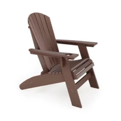 Brown Adirondack Chair ¨C Sturdy HDPE Poly Lumber For Poolside, Patio, And Garden Relaxation -VIDAXL Sale Store GUEST fa51b2b9 8f67 4d38 91e0 68c0b1971299
