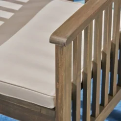 Casa 3pc Acacia X Leg Bistro Dining Set Gray/Cream - Christopher Knight Home -VIDAXL Sale Store GUEST fa97fa65 ac39 4cd1 a058 e59def856c35