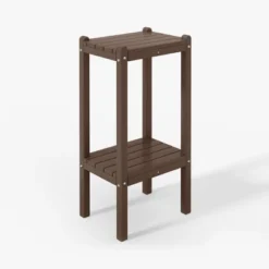 WestinTrends Malibu 36" All Weather HDPE Outdoor Patio Two Shelf Side Table -VIDAXL Sale Store GUEST fb1fcabe a313 4830 9745 1e72cf2ac8b6